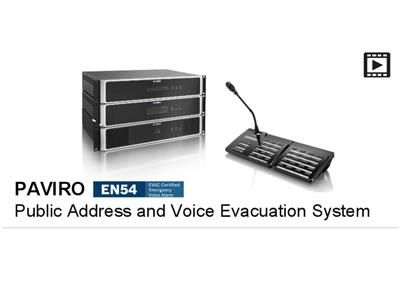 Hệ thống âm thanh thông báo PA PAVIRO - BOSCH