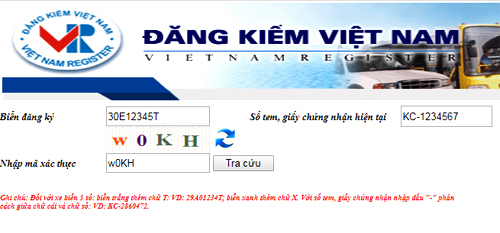 Nhập thông tin vào các ô yêu cầu.